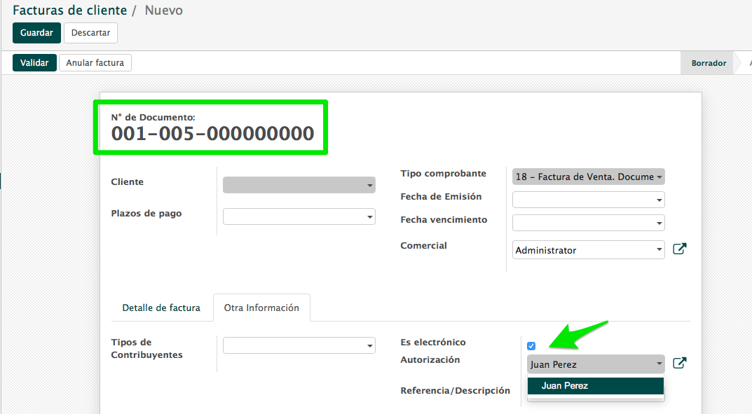 Configuraci N De Autorizaciones Puntos De Emisi N Socios Transportistas