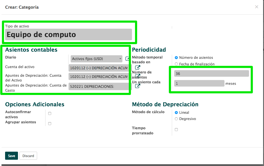 Administración De Activos Fijos Emprendo 7751